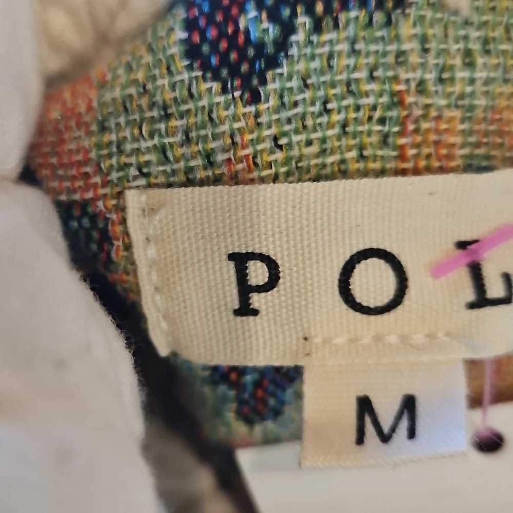 POL Boho Bold Quilted Hooded Jacket Patchwork Corduroy NEW